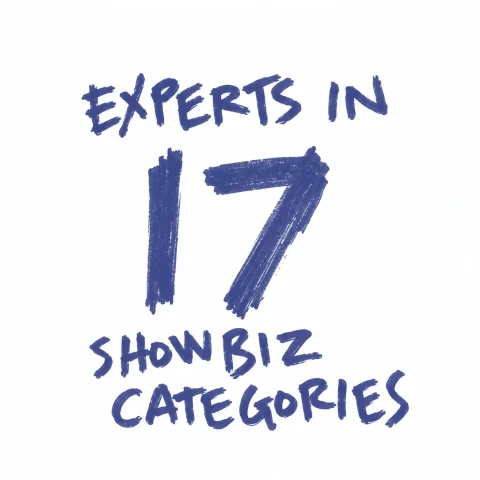 Experts in 17 showbiz categories