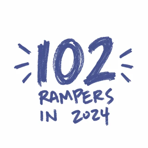 102 rampers in 2024